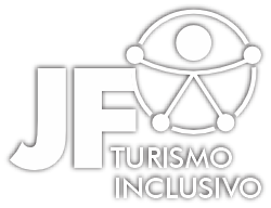 Logomarca do JF - Turismo Inclusivo.
