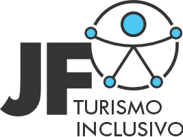 Logomarca do JF - Turismo Inclusivo.