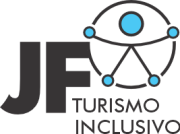 Logomarca do JF - Turismo Inclusivo.